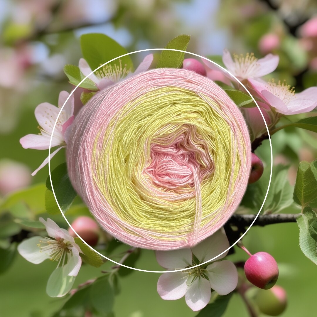 Woolpedia Colors Apfelblüte Farbverlaufsgarn (Modal)