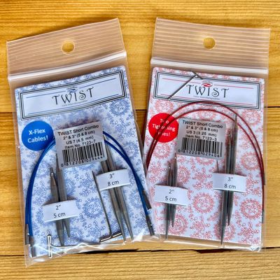 ChiaoGoo TWIST Short Combo / Shorties for knitting socks, sleeves and cuffs