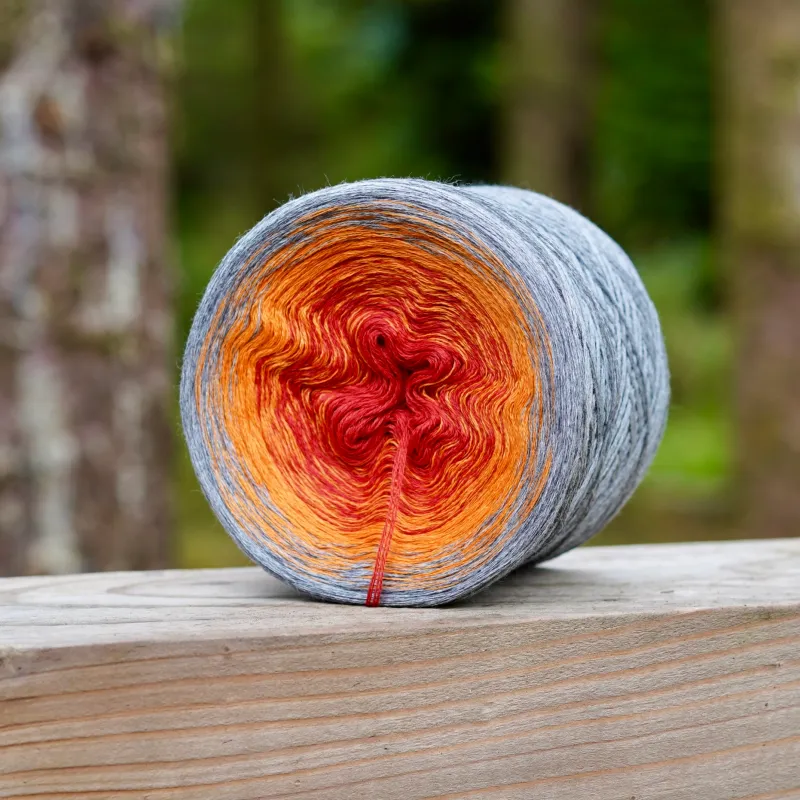 Woolpedia Colors Skandinavien organic gradient yarncake (Merino extra fine)