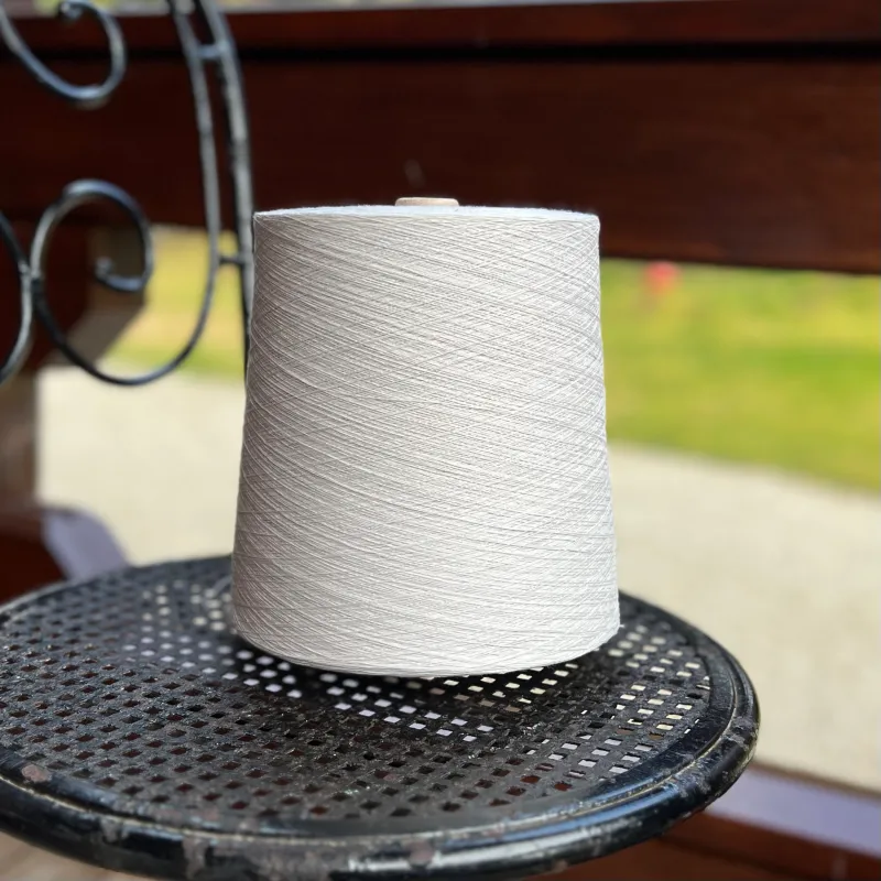 Organic cotton cone yarn 50/3 Light Grey (0J4) - knitting machine yarn