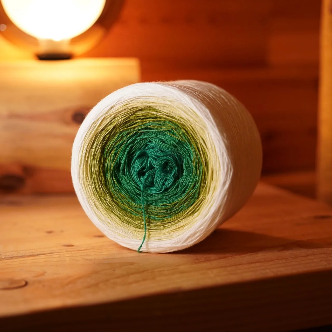 Woolpedia Colors Grüne Oase gradient yarncake (modal)