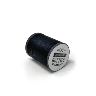 Botties Zero Round Thread Black 65m 0.8mm | Strong Shoemaking Thread