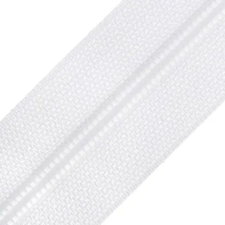 Hanabi 25m White Zipper Coil pure white 002