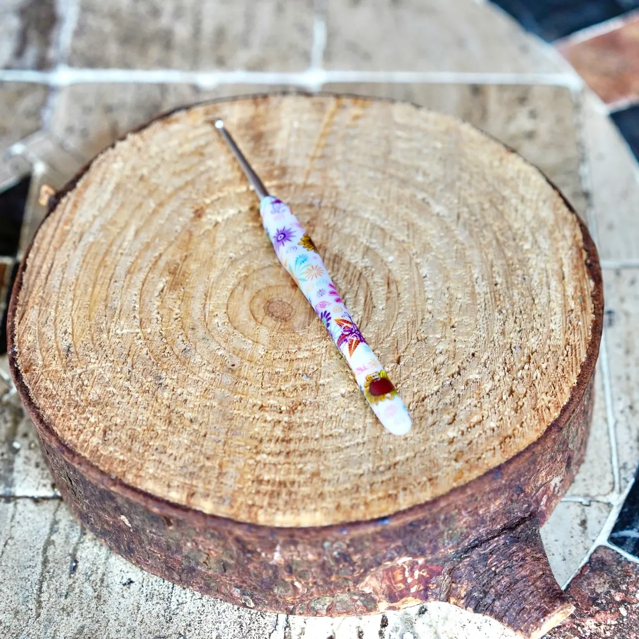 Ergonomic Flower Crochet Hook 2.25-4.5 mm