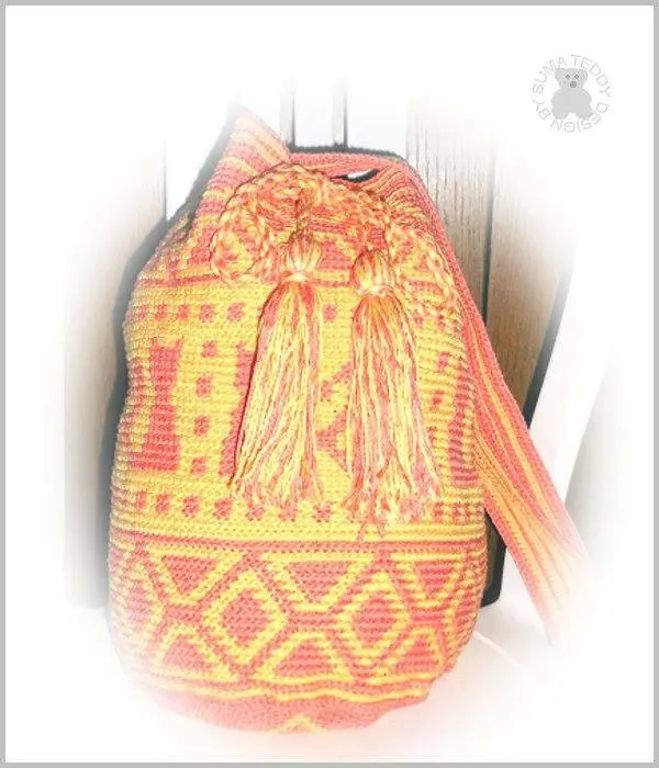 Wayuu Tasche Cats Häkelanleitung PDF