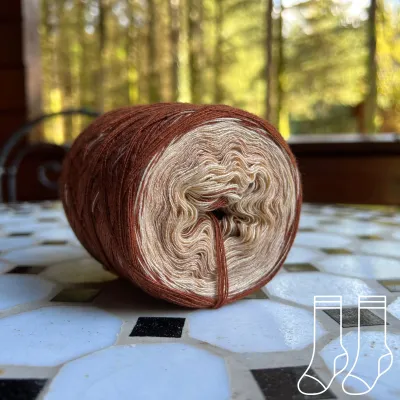 Woolpedia Socks Caramel Delight - modal gradient sock yarn