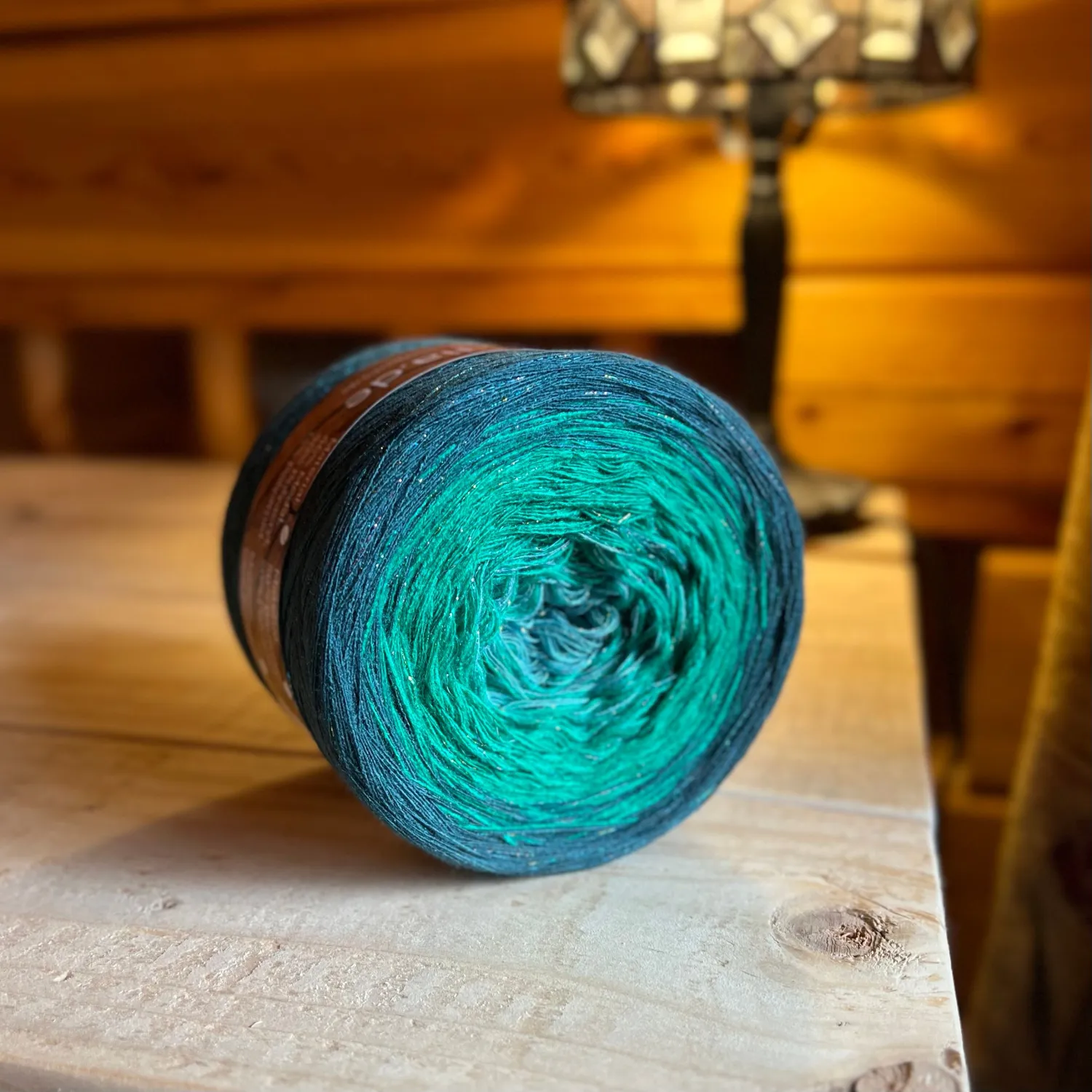 Woolpedia Colors Waldgeist - glitter gradient yarncake (cotton-mix)