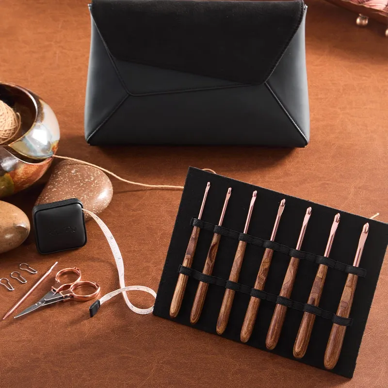 KnitPro Mellow wooden crochet hooks kit