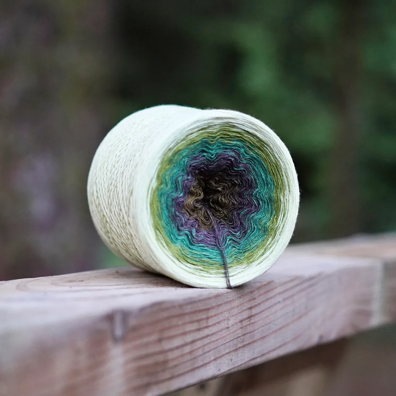 Woolpedia Colors Olivenhain gradient yarncake (modal)