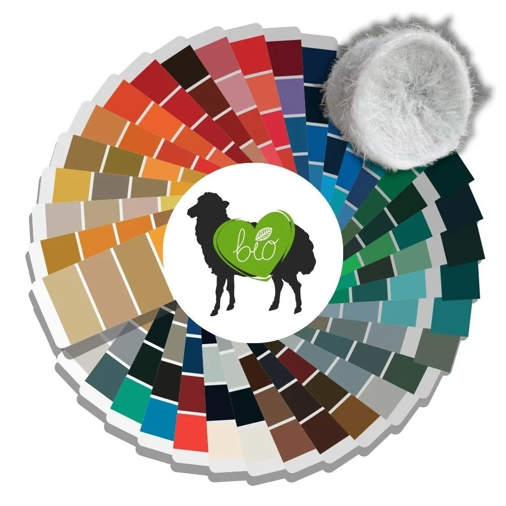 Woolpedia Colors custom Milanos fluffy gradient yarncake (organic extra fine Merino)