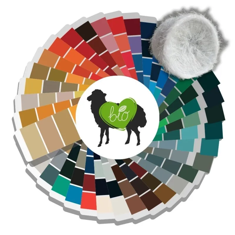 Woolpedia Colors custom Milanos fluffy gradient yarncake (organic extra fine Merino)