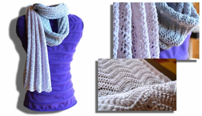Passion scarf crochet pattern video &amp; PDF - Woolpedia