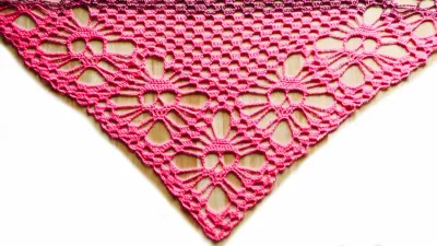 Skull shawl crochet pattern video &amp; PDF