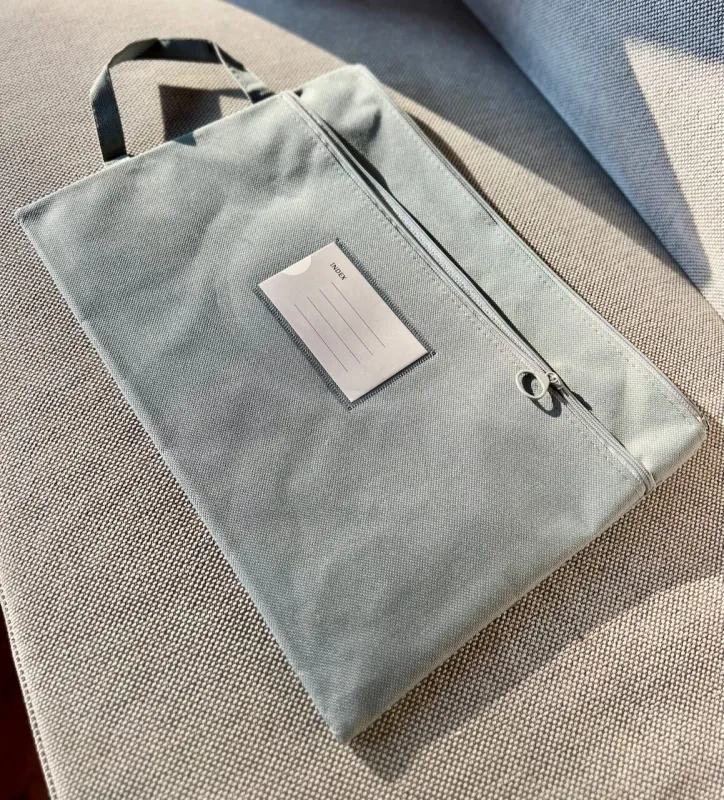 Waterproof Embroidery Bag with 2 Zippers &amp; Carrying Handle – Oxford Fabric