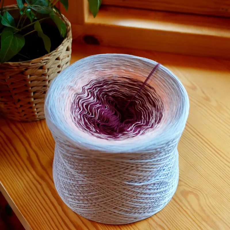 Woolpedia Colors Pfirsichblüte gradient yarncake (cotton-mix)