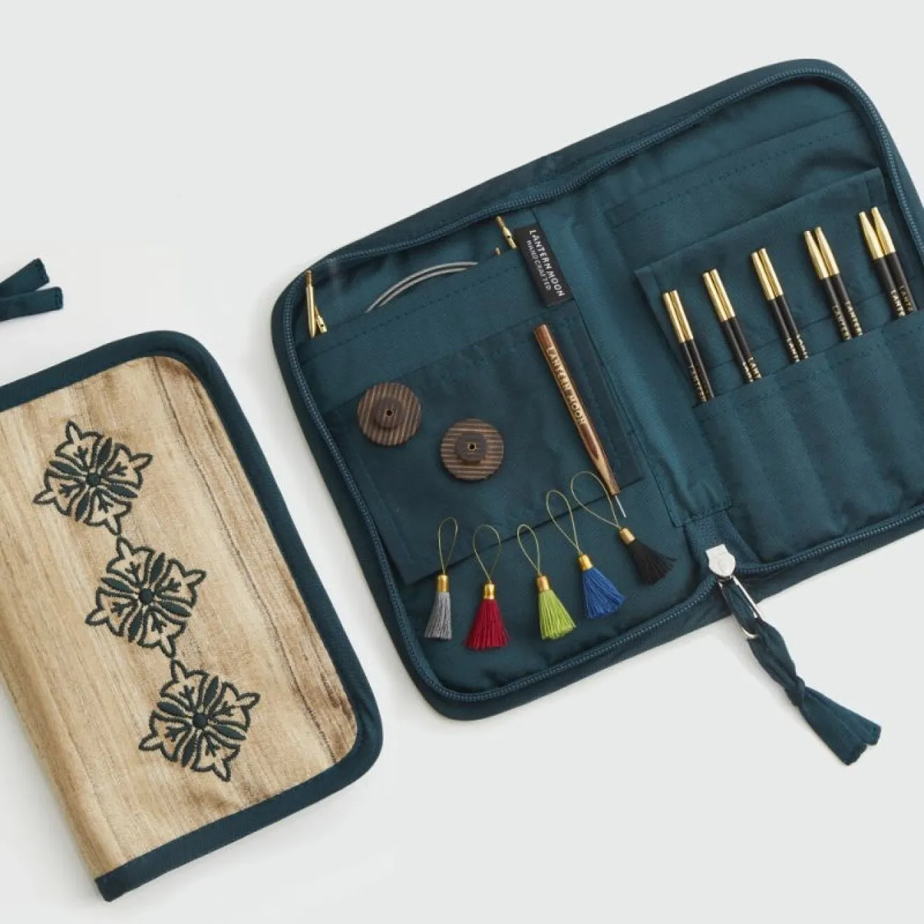 Lantern Moon Legacy interchangeable circular knitting needles kit 5&quot; 3-8