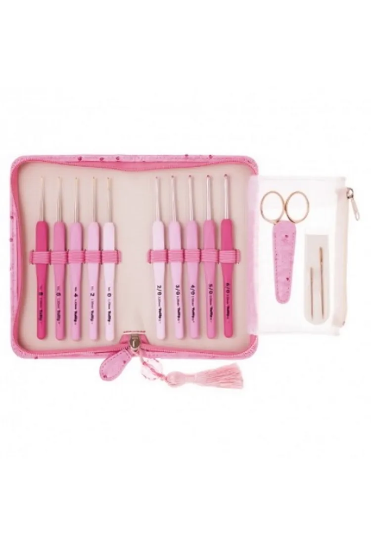 Tulip Etimo Rose Lace crochet hooks kit 0.9 - 3.50 mm