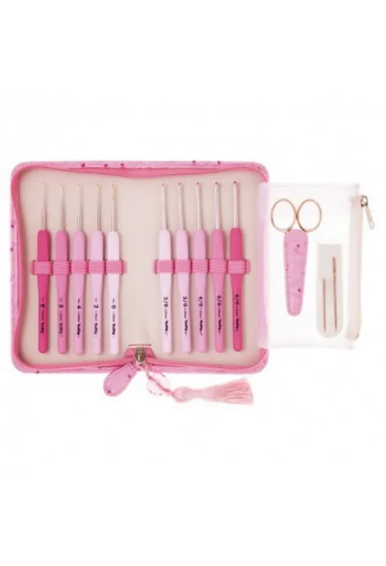 Tulip Etimo Rose Lace crochet hooks kit 0.9 - 3.50 mm