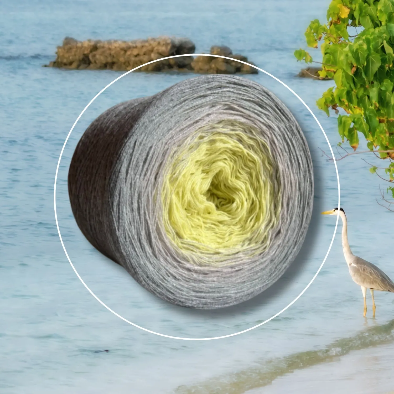 Woolpedia Colors Heron gradient yarncake (modal)