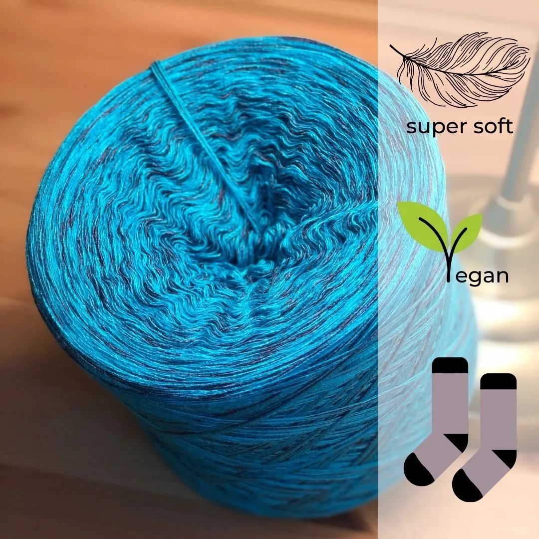 Woolpedia Socks Blue Magic - modal designer sock yarn