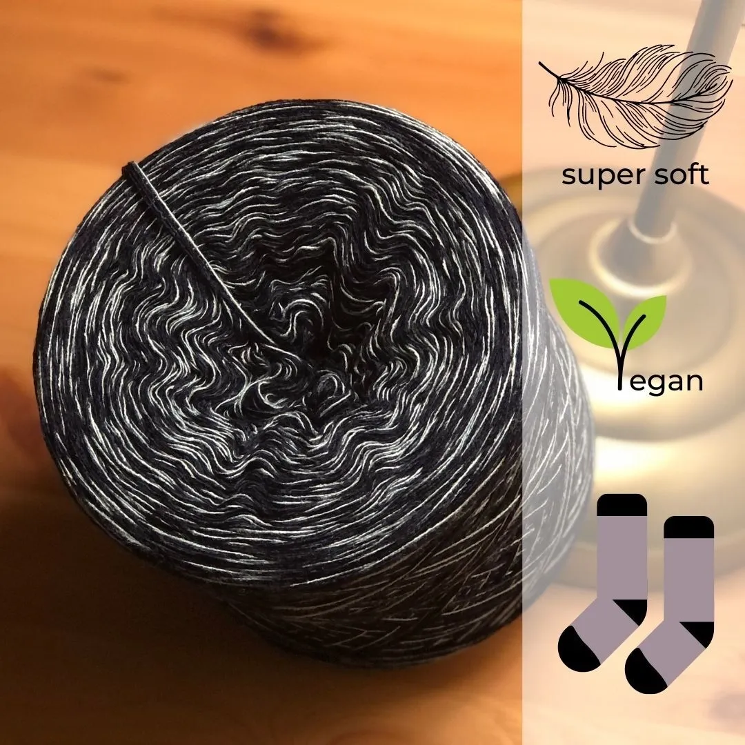 Woolpedia Socks Blue Marble - modal designer sock yarn