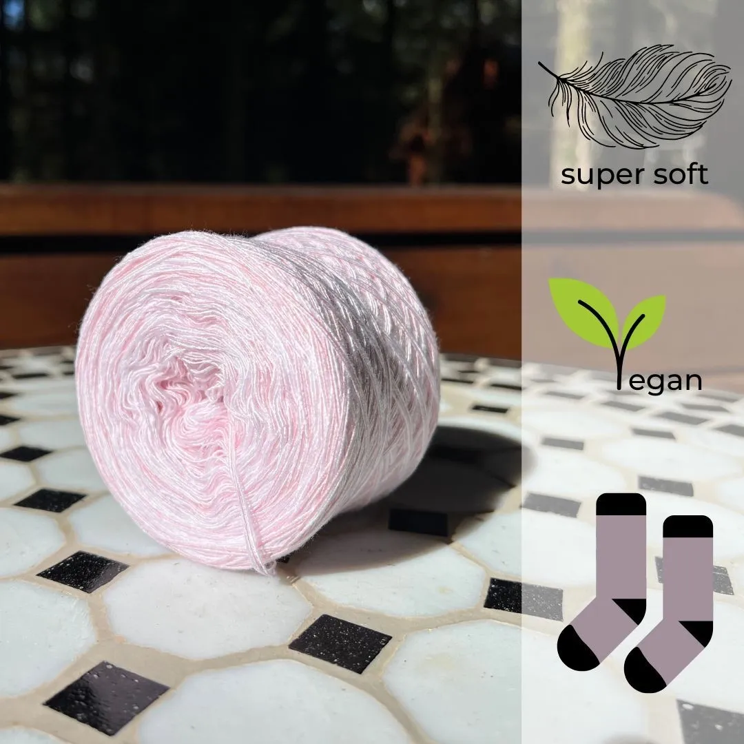 Woolpedia Socks Perlmuttrosa - modal designer sock yarn