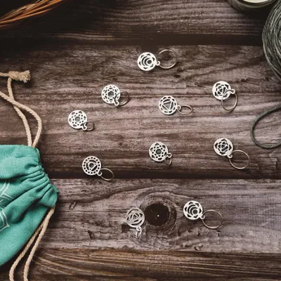 KnitPro Chakras - sterling silver stitch markers