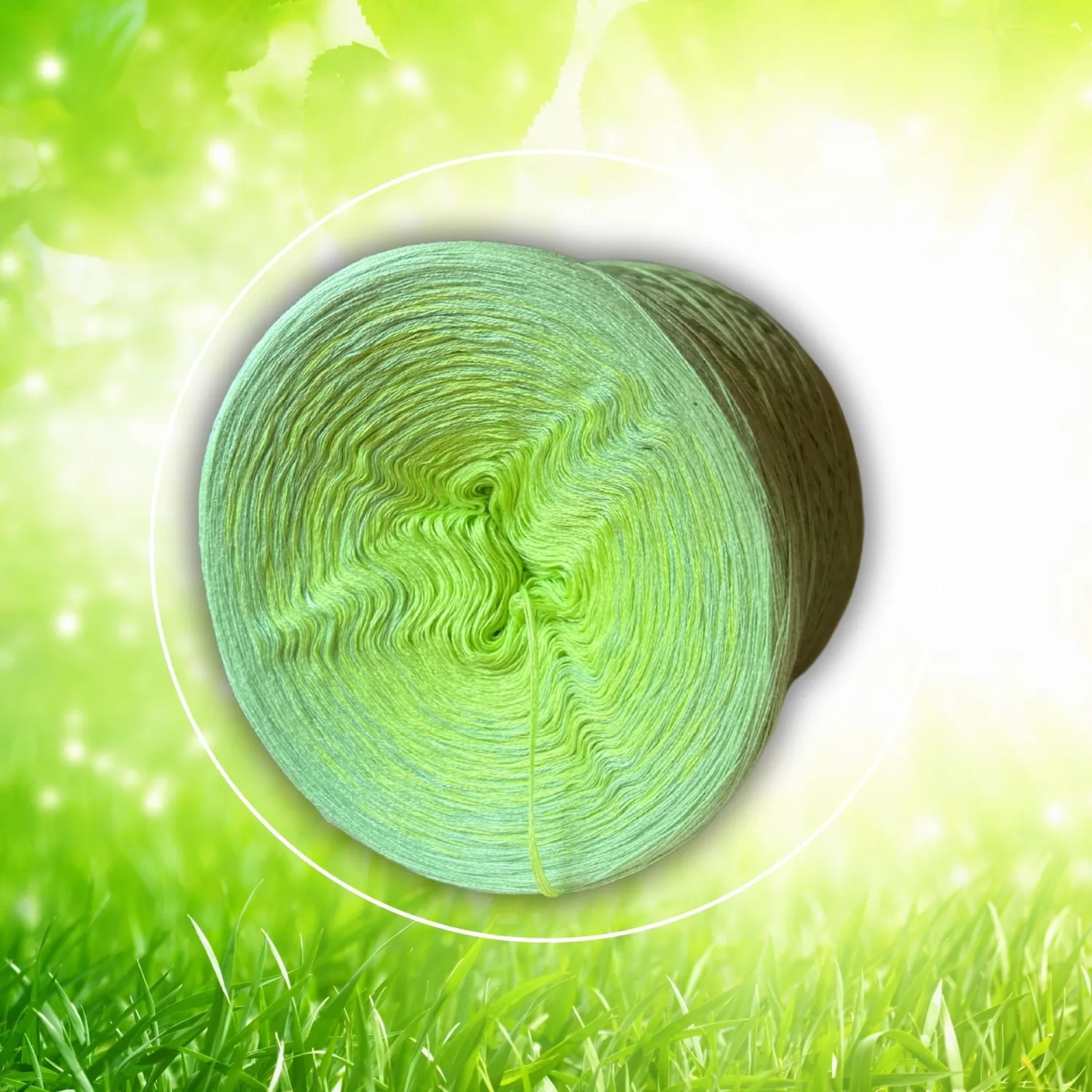 Woolpedia Colors Greenfusion gradient yarncake (cotton-mix)