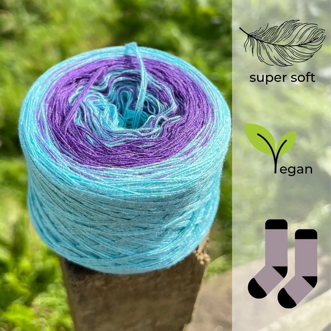 Woolpedia Socks Lila Laune - modal gradient sock yarn