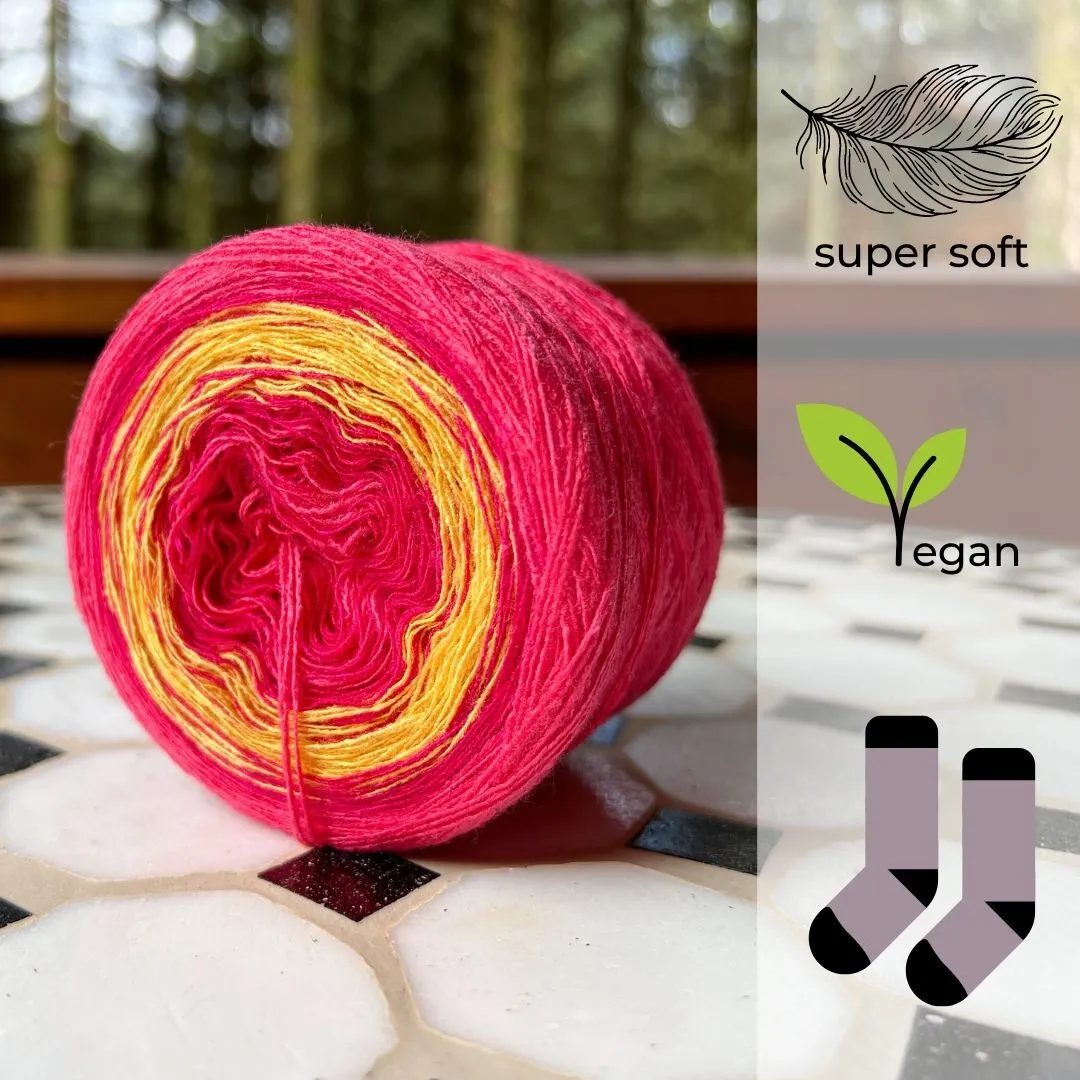 Woolpedia Socks Sonnenuntergang - modal sock yarn