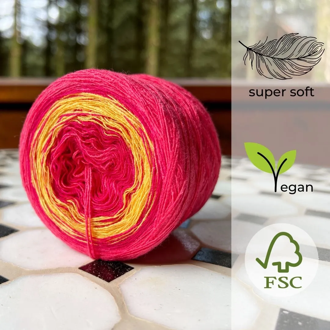 Woolpedia Colors Sonnenuntergang gradient yarncake (modal)