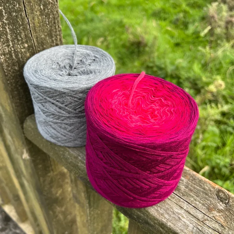 Woolpedia Colors Lines Set Beeren Smoothie colorgrading yarn (cotton-mix)