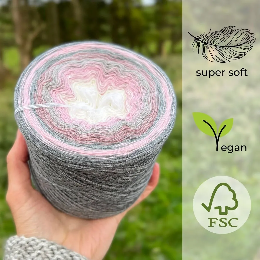 Woolpedia Colors Rosenquarz gradient yarncake (modal)