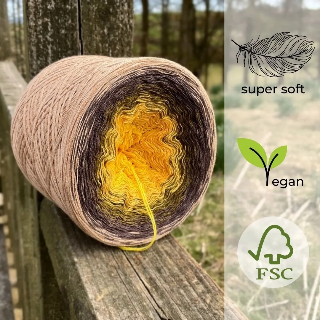Woolpedia Colors Harvest gradient yarncake (modal)