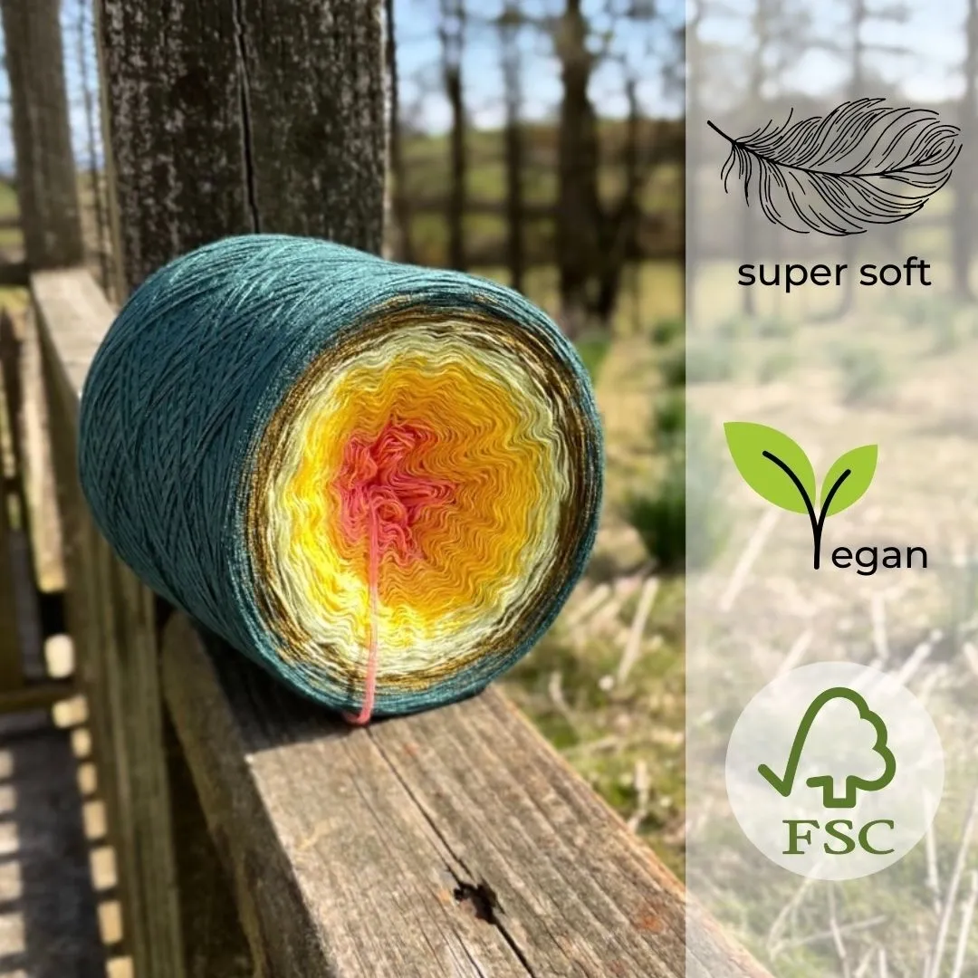 Woolpedia Colors Hot Tropic gradient yarncake (modal)