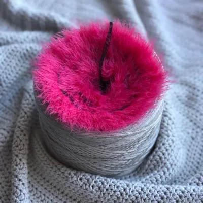 Woolpedia Milano Funky 4ply fluffy yarncake (modal)