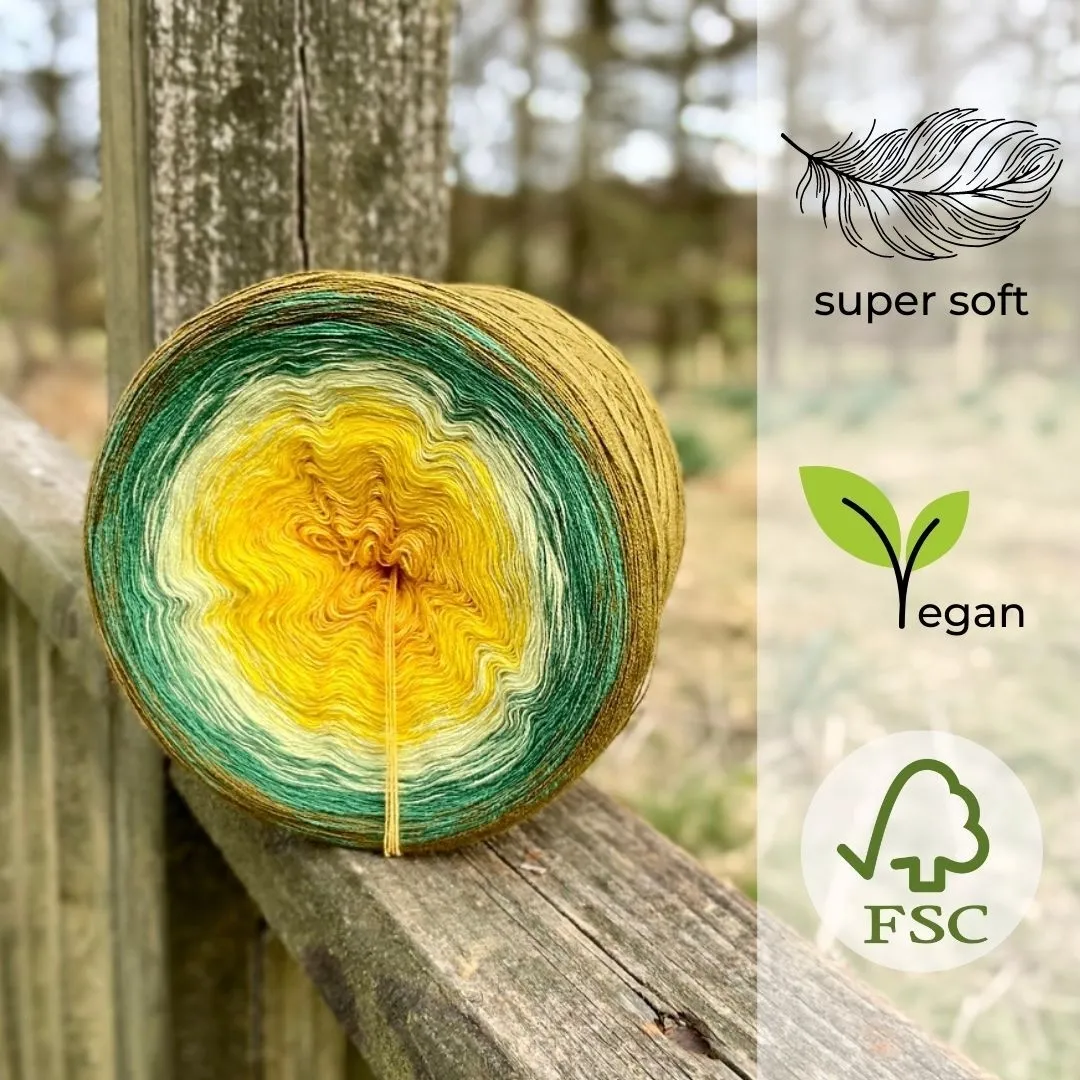 Woolpedia Colors Löwenzahn gradient yarncake (modal)