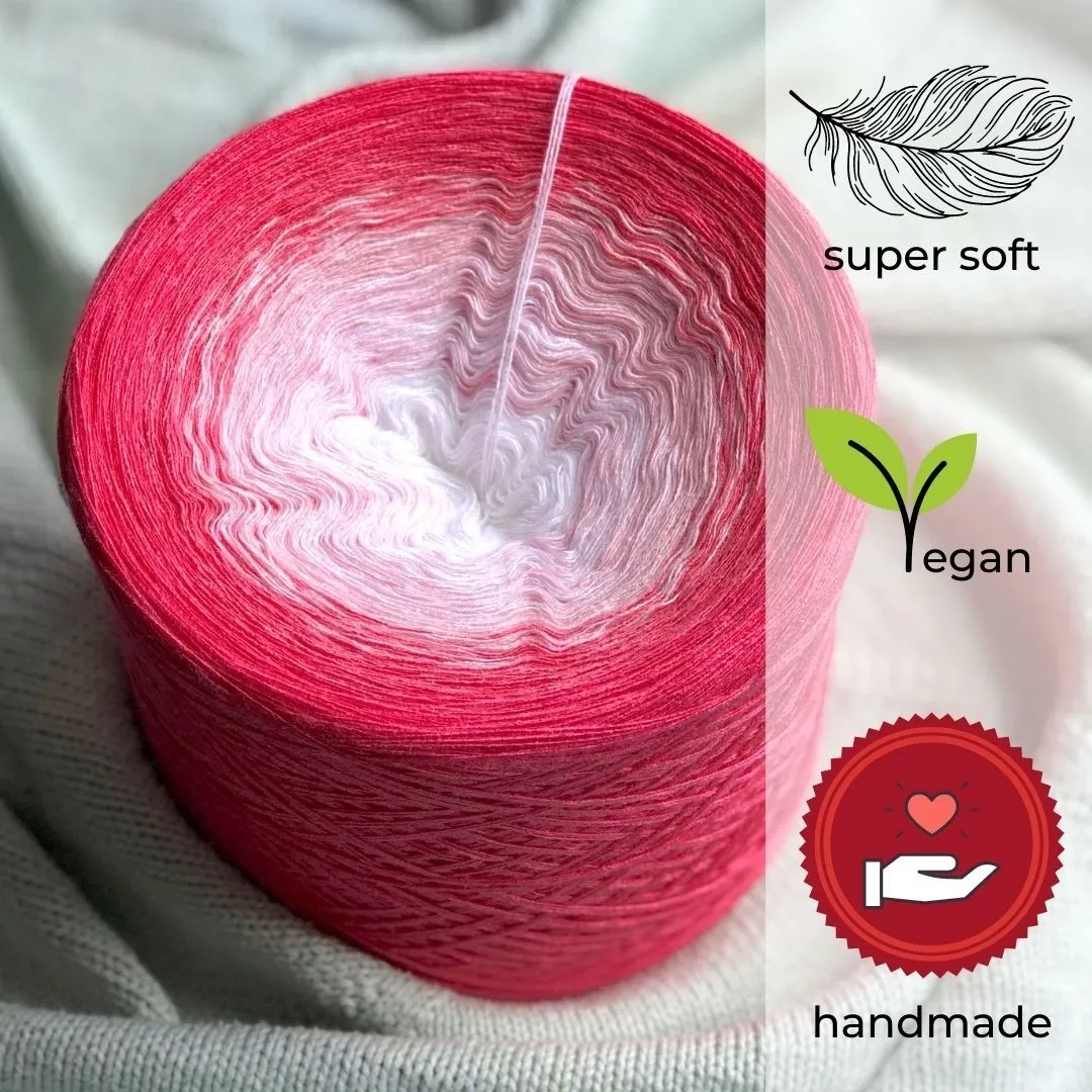 Woolpedia Colors Kirschblüte gradient yarncake (modal)