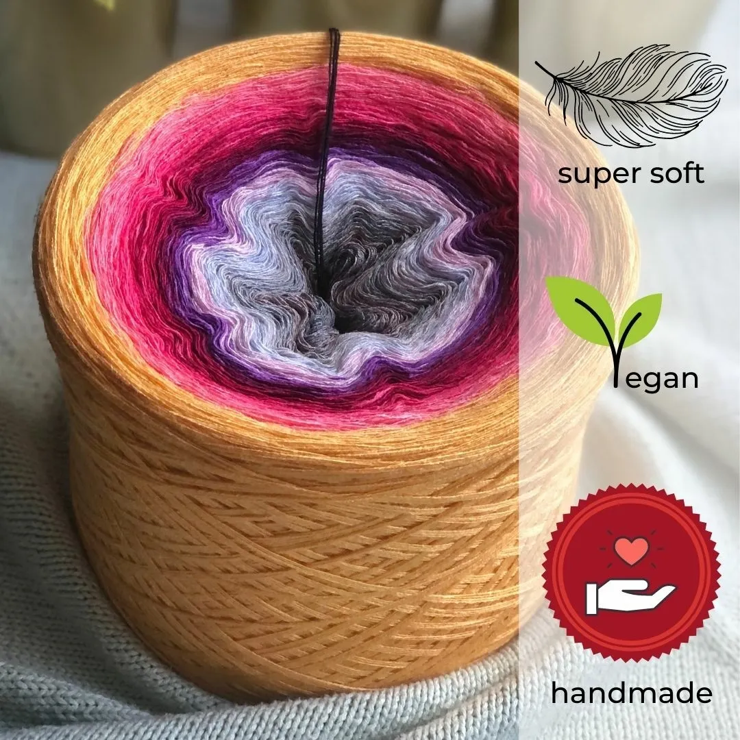 Woolpedia Colors Happy Sunday Morning gradient yarncake (modal)