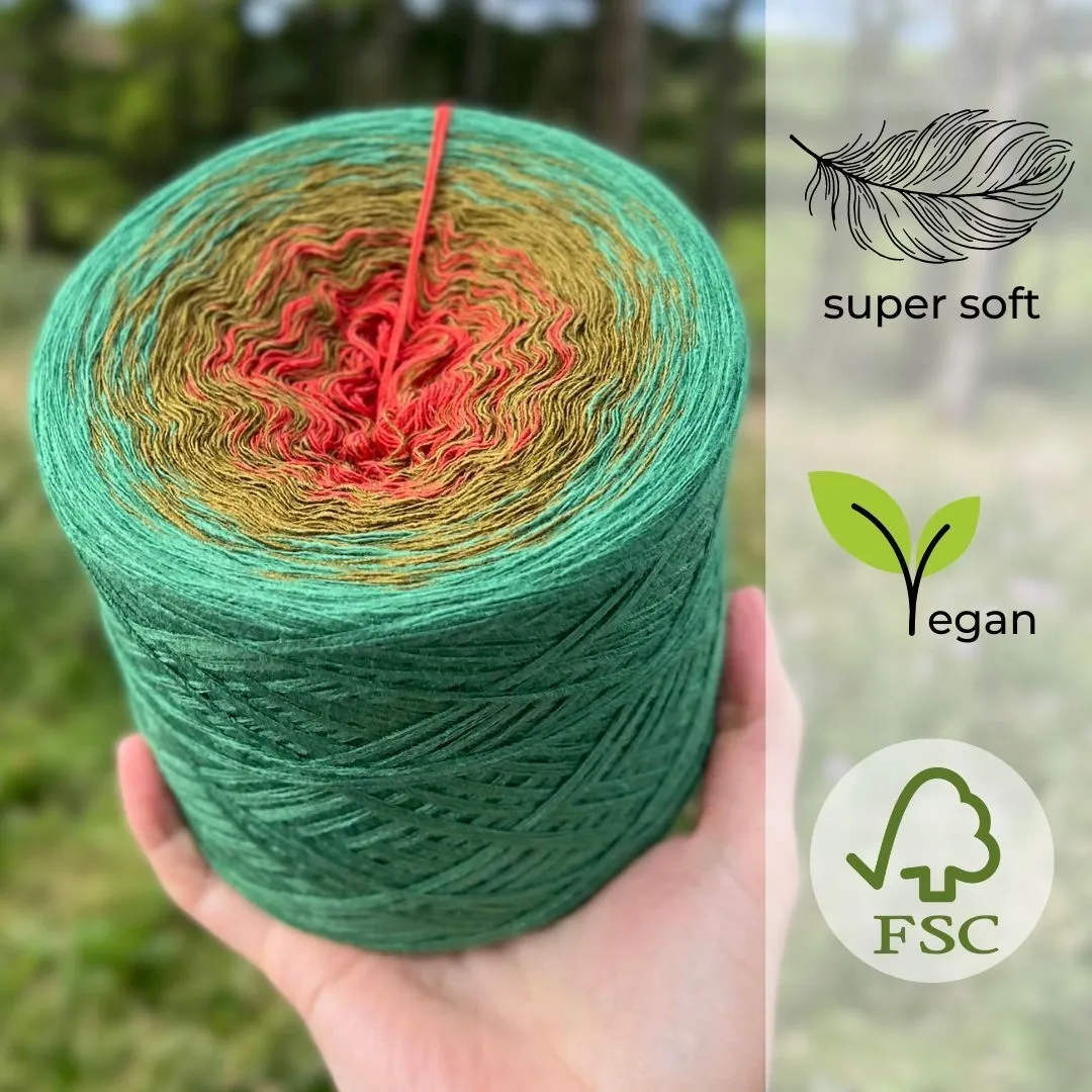 Woolpedia Colors Dragon gradient yarncake (modal)