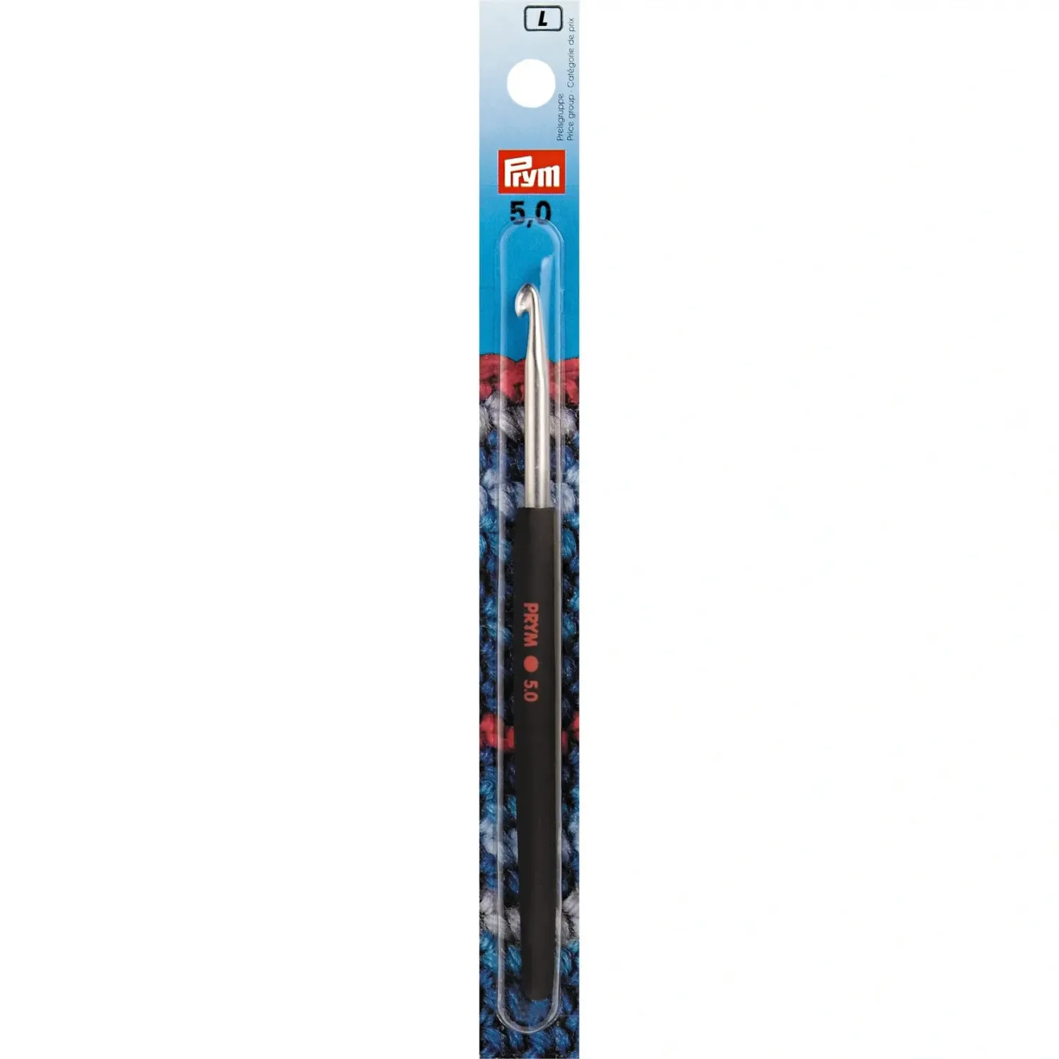 Prym crochet hook - soft-grip - black