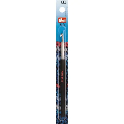 Prym crochet hook - soft-grip - black