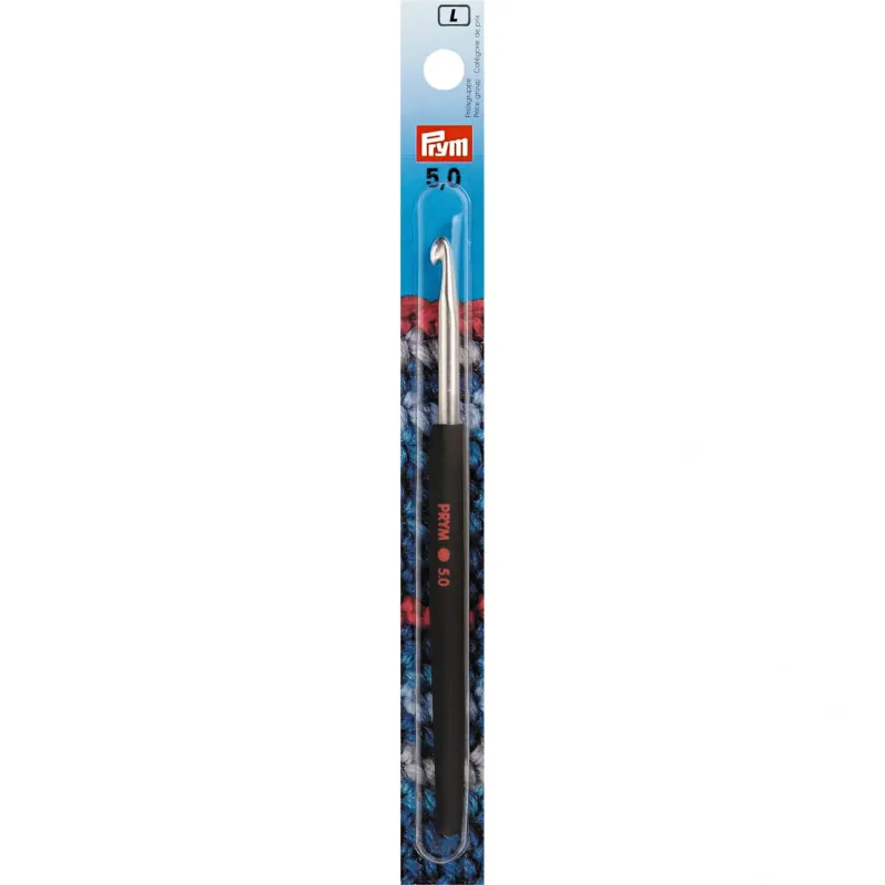 Prym crochet hook - soft-grip - black