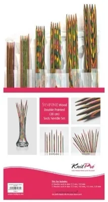 KnitPro Symfonie double-pointed knitting needles kit 20cm