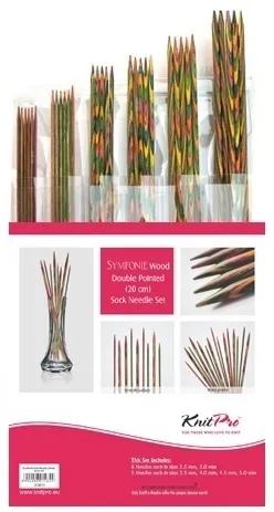 KnitPro Symfonie double-pointed knitting needles kit 20cm