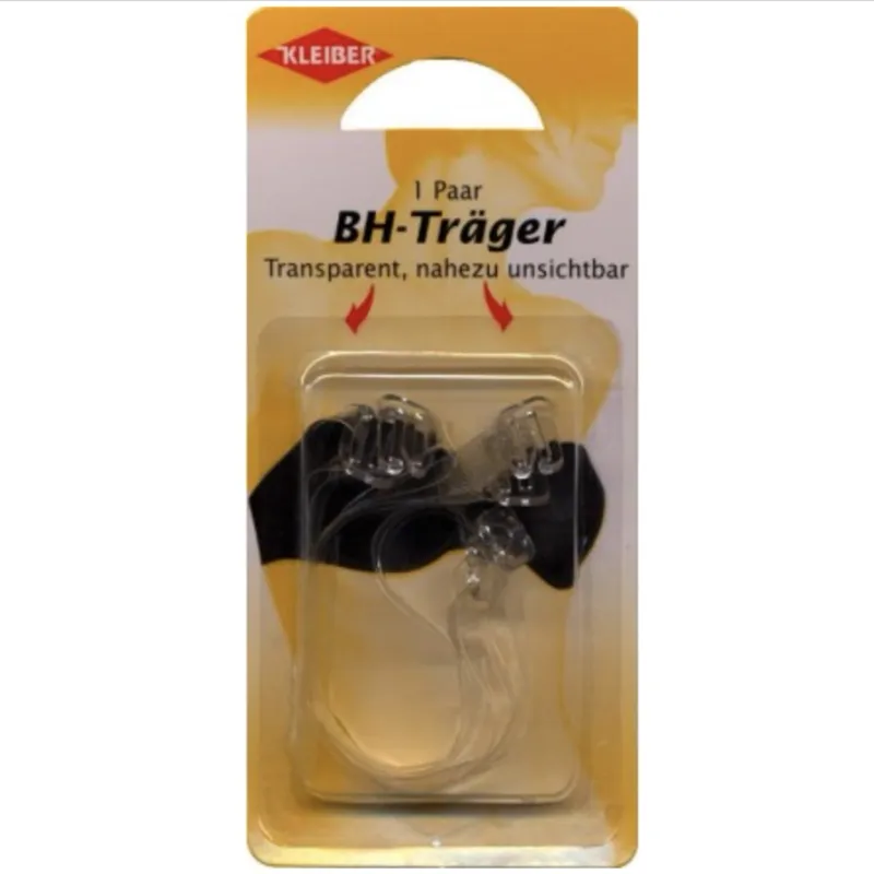 Kleiber transparent strap holder for bras, dresses, tops
