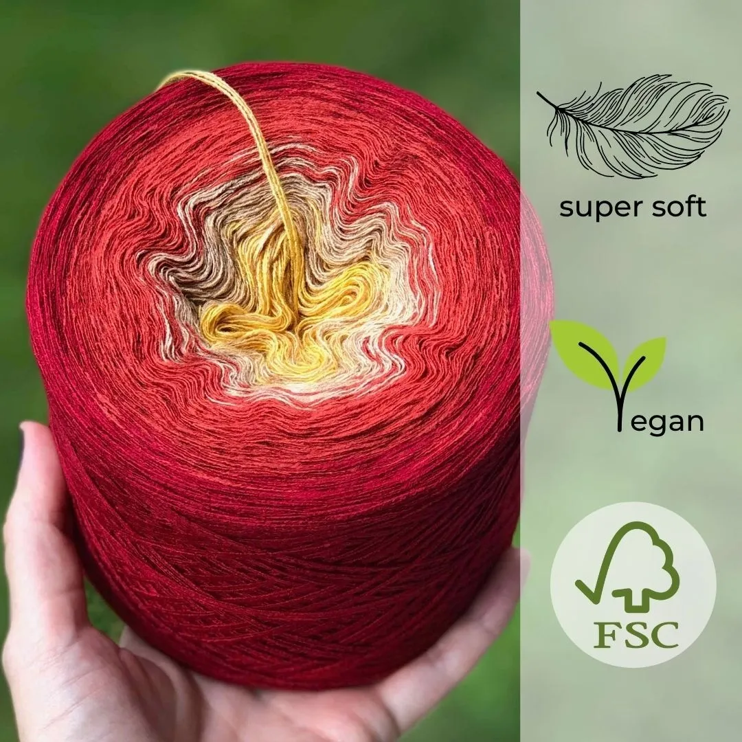 Woolpedia Colors Orient gradient yarncake (modal)