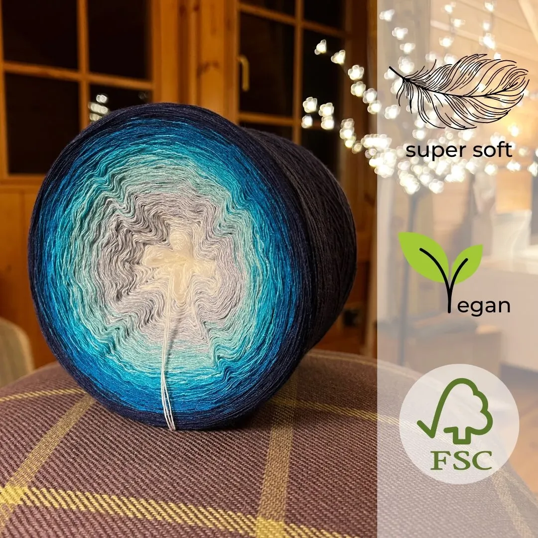 Woolpedia Colors Krakatau gradient yarncake (modal)