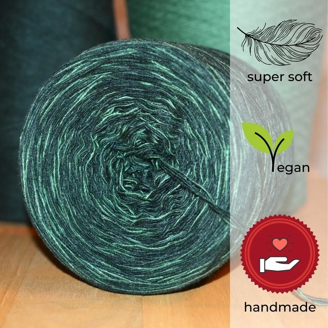 Woolpedia Colors Tanne gradient yarncake (cotton-mix)
