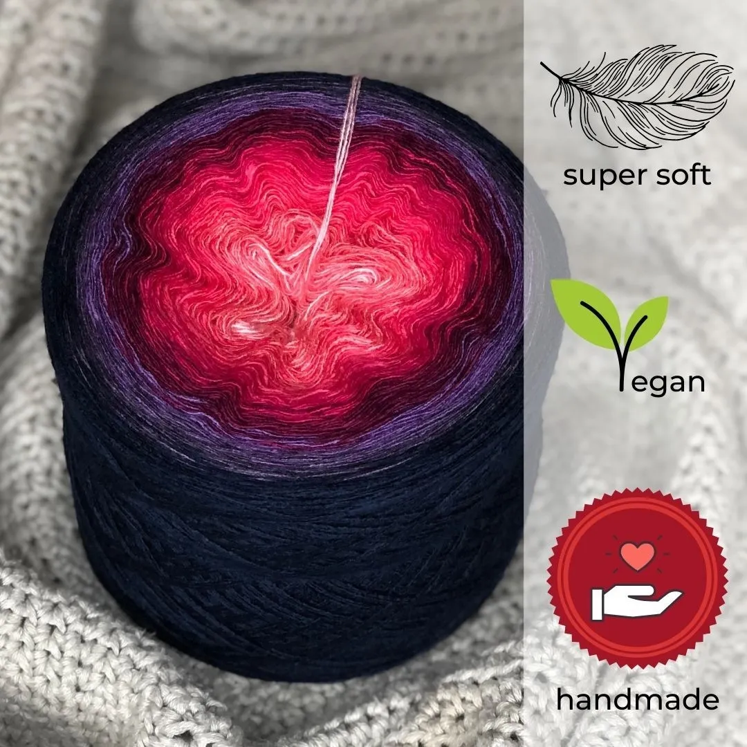 Woolpedia Colors Anemone gradient yarncake (modal)
